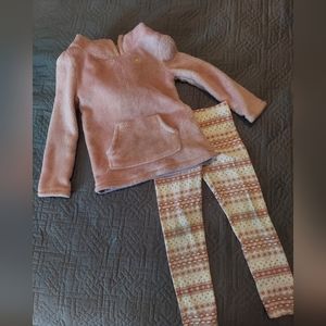 Pink girls sweatshirt with ears